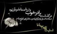 پیام تسلیت به همکار بزرگوار سرکار خانم دوستی نیا